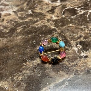 Scarab pin euc vintage 60s